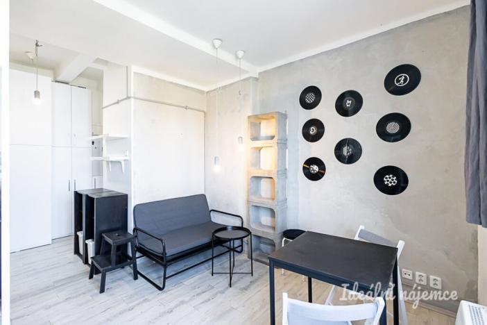 Pronájem bytu 1+kk, Praha - Žižkov, Biskupcova, 22 m2