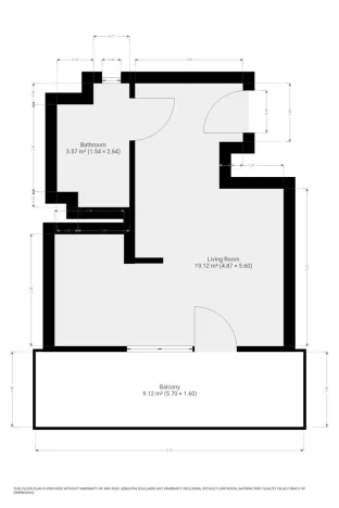 Pronájem bytu 1+kk, Praha - Žižkov, Biskupcova, 22 m2