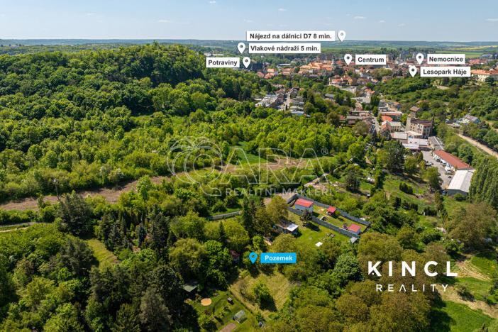 Prodej zahrady, Slaný, 1224 m2