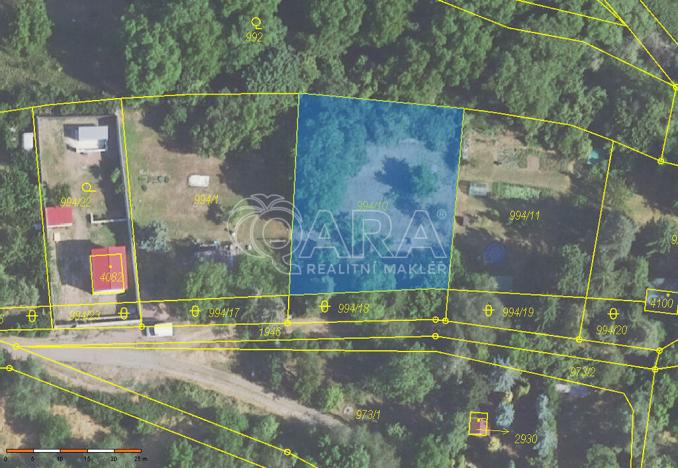 Prodej zahrady, Slaný, 1224 m2