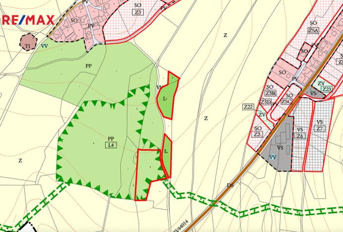 Prodej lesa, Spálov, 25088 m2