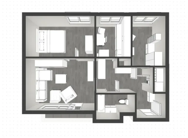 Pronájem bytu 3+1, Brno, Dunajská, 62 m2