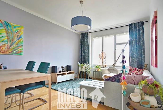 Pronájem bytu 2+kk, Praha - Karlín, Peckova, 56 m2