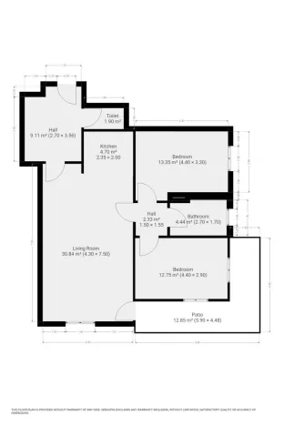 Pronájem bytu 3+kk, Praha - Dolní Chabry, Poštova, 83 m2