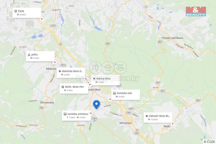 Prodej pozemku pro bydlení, Jeřmanice, Sněhová, 1500 m2