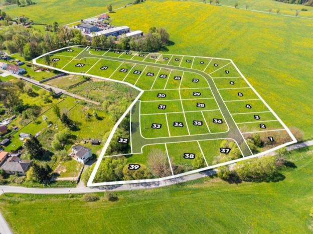 Prodej pozemku pro bydlení, Kaplice - Mostky, 917 m2