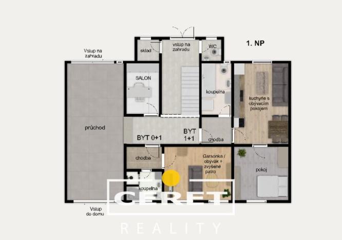 Prodej vícegeneračního domu, Žatec, Chomutovská, 300 m2