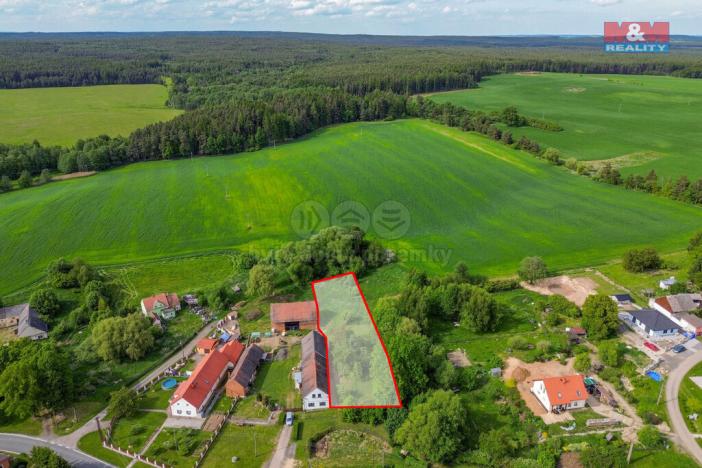 Prodej pozemku pro bydlení, Zahrádka, 2302 m2