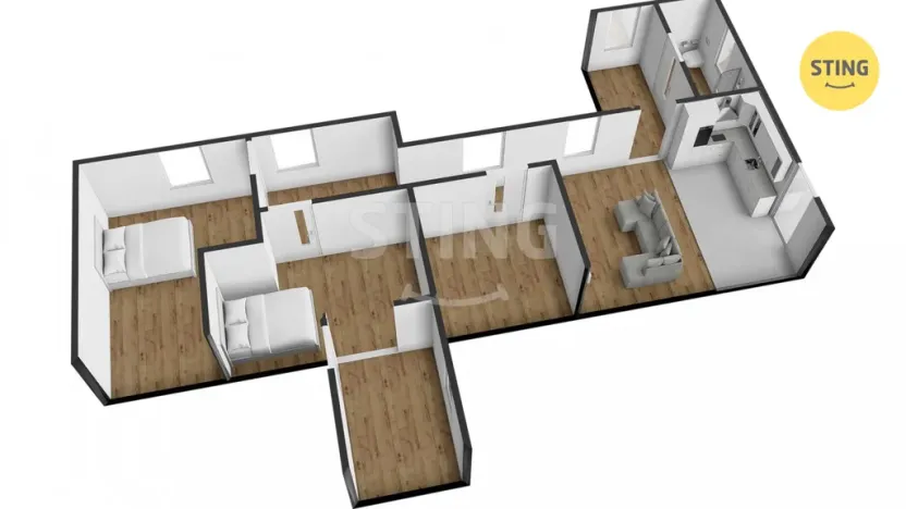 Prodej rodinného domu, Měřín, 122 m2