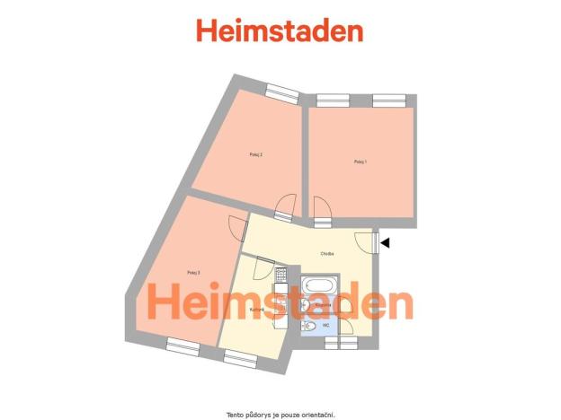 Pronájem bytu 3+1, Havířov - Město, U Stromovky, 74 m2