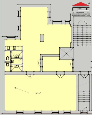 Pronájem kanceláře, Ostrava, Dvořákova, 145 m2
