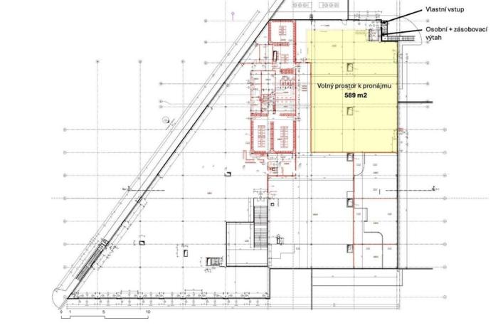 Pronájem obchodního prostoru, Brno, Kaštanová, 589 m2