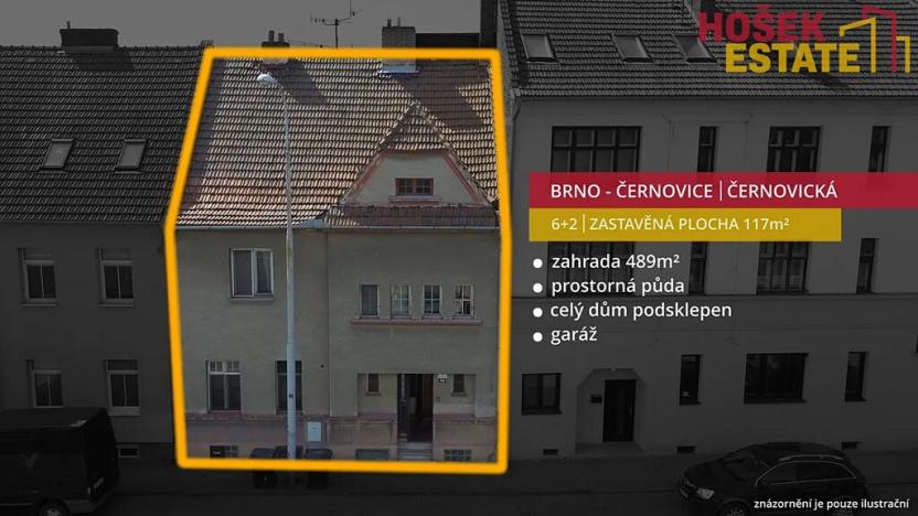 Prodej rodinného domu, Brno, Černovická, 155 m2