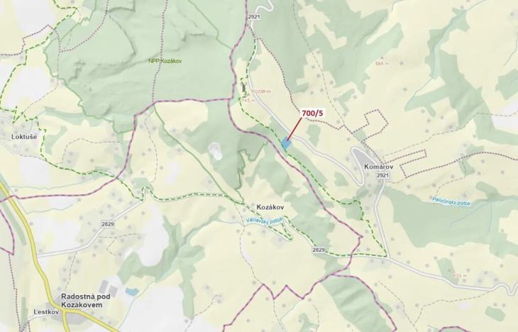 Dražba lesa, Chuchelna, 4641 m2