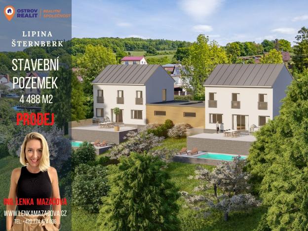 Prodej pozemku pro bydlení, Lipina, 4488 m2