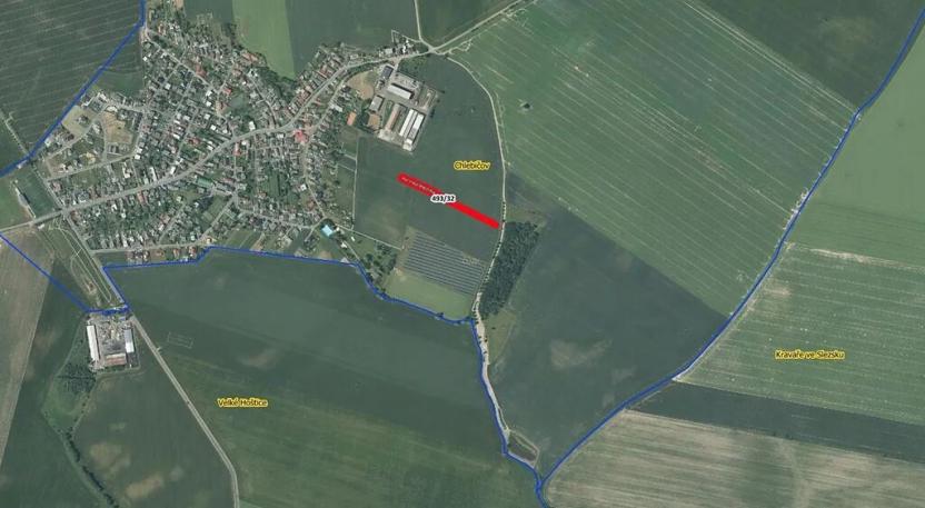 Prodej pole, Chlebičov, 3323 m2