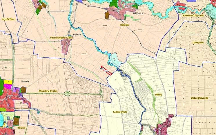 Prodej pole, Hrochův Týnec, 7397 m2