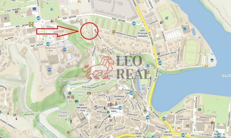 Prodej pozemku pro bydlení, Tábor, Jordánská, 583 m2