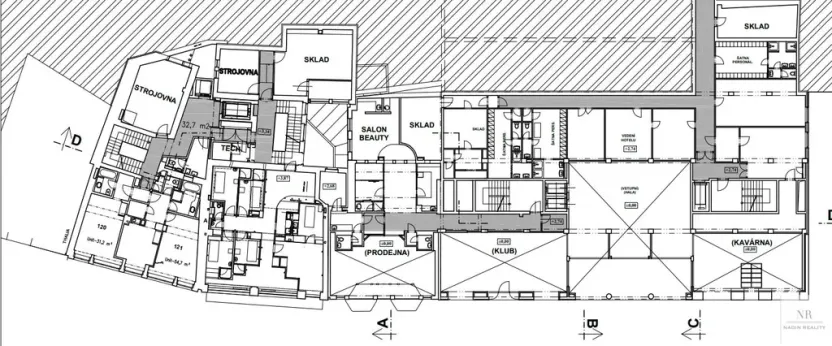 Pronájem obchodního prostoru, Karlovy Vary, Nová louka, 131 m2
