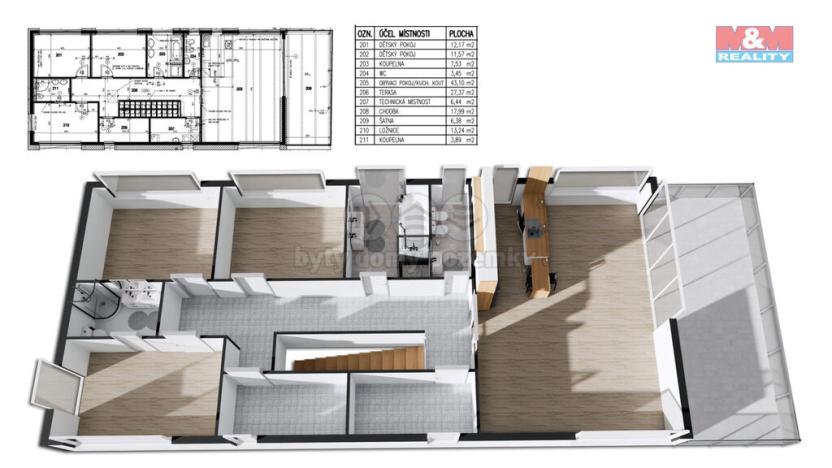 Prodej rodinného domu, Jeneč, Západní, 272 m2