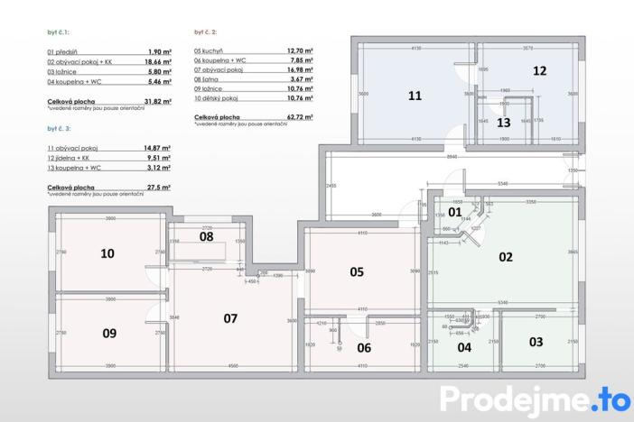 Prodej bytu 6+kk a větší, Znojmo, Palackého, 122 m2