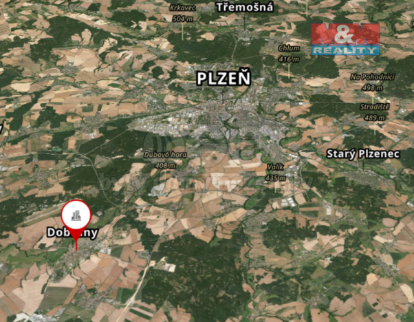 Prodej pole, Dobřany, 19549 m2
