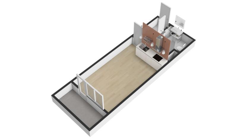 Prodej bytu 1+kk, Praha - Horní Měcholupy, Hornoměcholupská, 26 m2