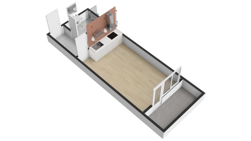 Prodej bytu 1+kk, Praha - Horní Měcholupy, Hornoměcholupská, 26 m2