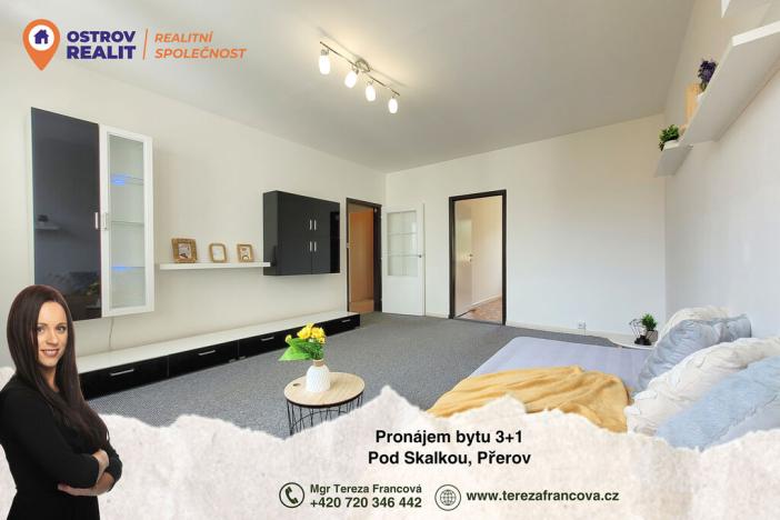 Pronájem bytu 3+1, Přerov, Pod Skalkou, 69 m2