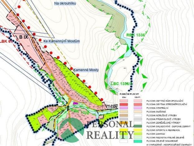 Prodej zahrady, Žleby - Zehuby, 800 m2