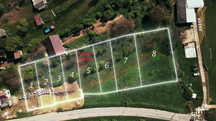 Prodej pozemku pro bydlení, Kyjov, 632 m2