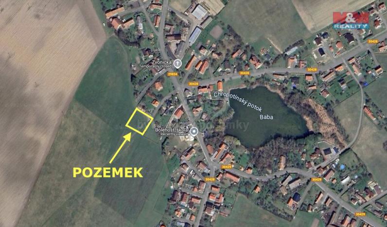 Prodej louky, Bolehošť, 2000 m2