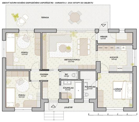 Prodej rodinného domu, Racková, 130 m2