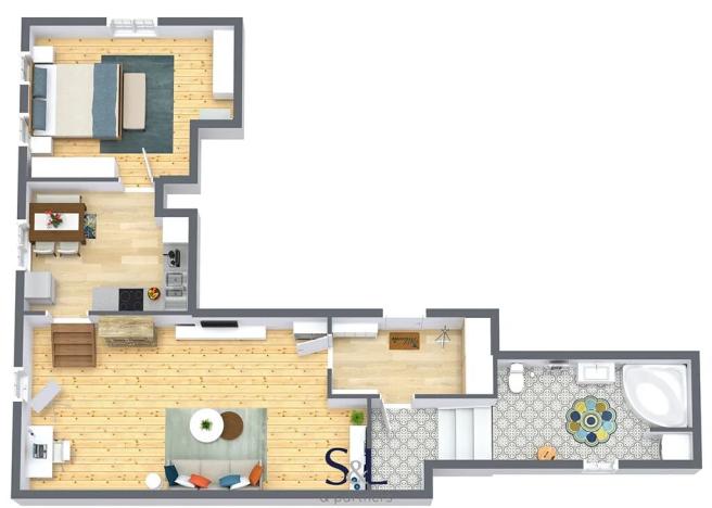 Prodej bytu 2+1, Liberec, 5. května, 61 m2