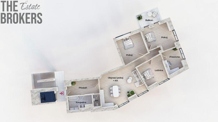 Prodej bytu 5+kk, Praha - Suchdol, U hotelu, 130 m2