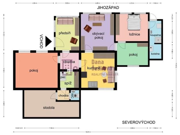 Prodej rodinného domu, Nová Bystřice, 144 m2