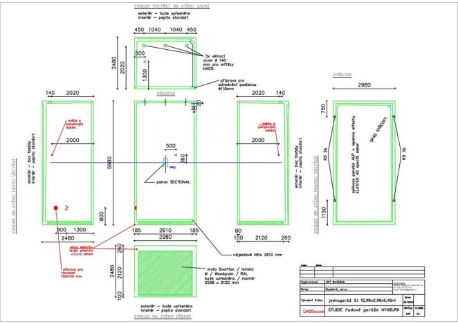 Pronájem garáže, Nymburk, Topolová, 18 m2