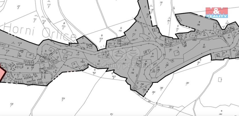 Prodej pozemku, Červená Voda - Horní Orlice, 424 m2