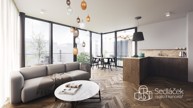 Prodej bytu 2+kk, Praha - Modřany, Na Cikorce, 47 m2