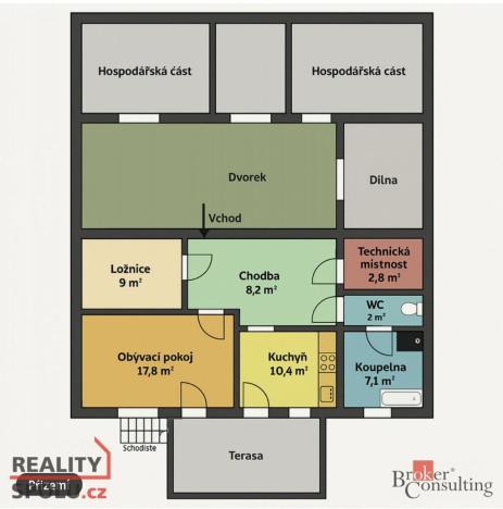 Prodej rodinného domu, Brněnec - Moravská Chrastová, 116 m2