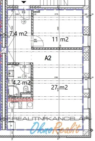 Pronájem bytu 2+kk, Adamov, Nádražní, 50 m2