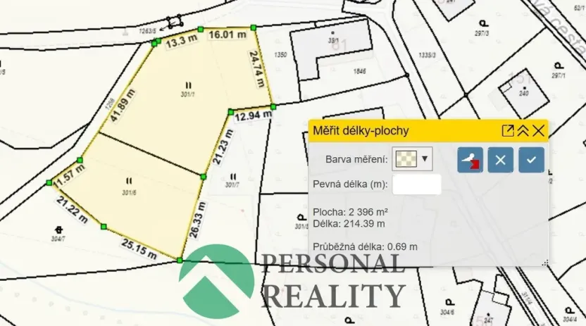 Prodej pozemku pro bydlení, Trutnov - Voletiny, 2437 m2