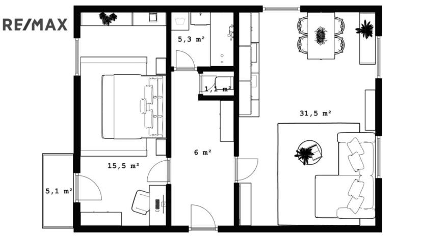 Prodej bytu 2+kk, Ústí nad Orlicí - Hylváty, Dukelská, 66 m2