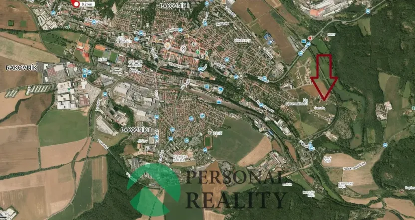 Prodej pozemku pro bydlení, Rakovník, Na Spravedlnosti, 969 m2