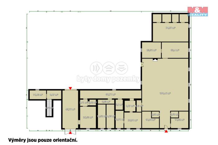 Prodej ubytování, Červené Poříčí, 1614 m2