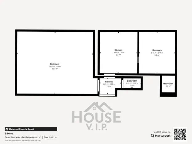 Prodej bytu 2+1, Praha - Staré Město, Bílkova, 55 m2