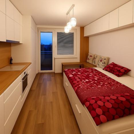Pronájem bytu 1+kk, Brno, Jedovnická, 22 m2
