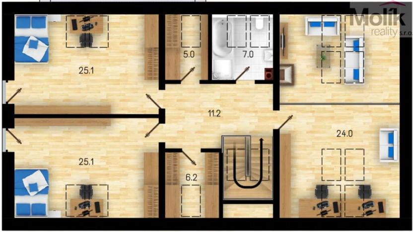 Prodej pozemku pro bydlení, Jeviněves, 1165 m2