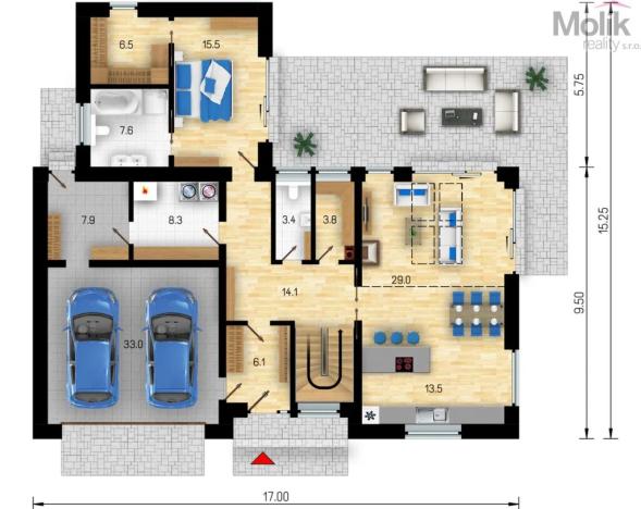 Prodej pozemku pro bydlení, Jeviněves, 1165 m2