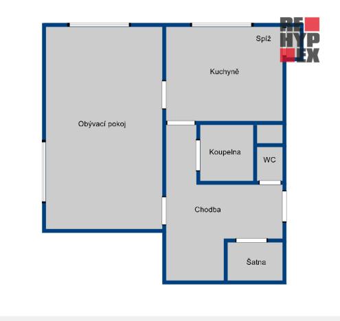 Prodej bytu 1+1, Stráž pod Ralskem, Mírová, 52 m2